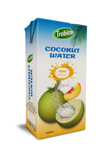 1000ml coconut water peach Flavour